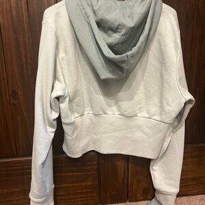 Nike two tone hooded waist length sweatshirt